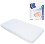 KikkaBoo Mintás matracvédő 60x120 cm - Dots Grey cseppes