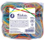 Victoria Postázógumi, 60X2 mm, VICTORIA FACILITY, 0, 5 kg, vegyes színű (CSVPG6005) - papirdepo