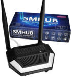 SMLIGHT SMHUB Premium - Multi-Radio Smart Home Hub, Zigbee, Thread, Wi-Fi, Bluetooth, Z-Wave, 4G/LTE, IR, Ethernet, Matter átjáró, fekete, (P10+MG24)
