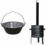 Perfect Home Tűzhely 30 literes zománcozott üsttel, füstcsővel, könyökkel, 50×67 cm, Perfect Home