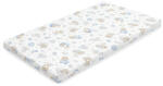 New Baby Saltea patut bebe, New Baby, Din spuma, Cu husa detasabila, 120x60x6 cm, 0 luni+, Blue Koala (53007) Saltea bebelusi