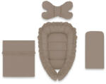 MimiNu Set 4 in 1 Cosulet bebelus, MimiNu, Baby Cocoon 75x55 cm, Cu volanase, Husa bumbac, Din bumbac certificat Oeko Tex Standard 100, (6426972031110)