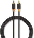 Nedis CABW24170AT20 audio kábel 2 m RCA Antracit (CABW24170AT20) - pepita