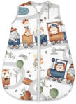 MimiNu Sac de dormit, MimiNu, Pentru bebelusi, De iarna, Din bumbac certificat Oeko Tex Standard 100, Cu fermoar, 70 cm, 0 - 6 luni, 2 (6426972030274)