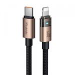 Mcdodo Cablu Date/Incarcare McDodo CA-6941, USB-C - Lightning, 36W, 1.2m (Auriu/Negru)