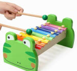 Topbright Xilofon din lemn - Broscuta vesela (7136) - roua Instrument muzical de jucarie