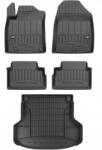 3D gumiszőnyeg szett Kia Ceed 3 Kombi 2018-tól fekete/fehér