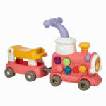 Free2Move Antemergator 5 in 1 Magic Train, Free2Move, Cu diverse activitati de joaca, Panou Educational, Efecte sonore si luminoase, Pink (86441) - roua