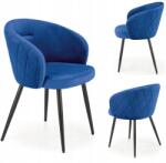  Sötétkék bársony étkezőszék K430