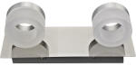 Flair Aplică baie de perete crom cu LED integrat Flair Kynosural 2x6, 5W 630 lumeni IP44 (B2073/2)