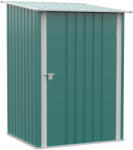 Outsunny Horganyzott Acél Szerszámos Ház Zárható Ajtóval, 100x103x160cm, Zöld