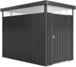 Outsunny Kerti Tároló Akril Tetőablakkal és Esővíz-elvezető Nyílásokkal, 162x259x201 cm, Sötétszürke