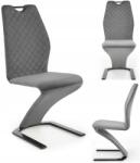  Bársonyfotel a nappaliba, szürke patkómintás K442