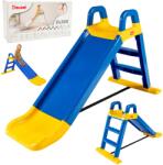  Biztonságos kerti csúszda gyerekeknek 140 cm - stabil, oktató jellegű, CE minősítésű, tökéletes a kertben való játékhoz