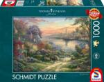 Schmidt Spiele Puzzle Schmidt din 1000 piese - Port în Noua Anglie (58785) Puzzle
