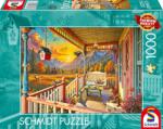 Schmidt Spiele Puzzle Schmidt din 1000 piese - Verandă montană (58893) Puzzle