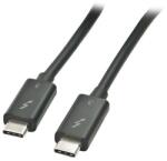 Lindy Cablu de date Lindy LY-41556, USB-C - USB-C, 1m, Black (LY-41556)