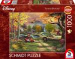 Schmidt Spiele Puzzle Schmidt din 1000 piese - Vulpea și câinele (58050) Puzzle