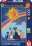 Schmidt Spiele Puzzle Schmidt din 1000 piese - Sub ploaie (58657) Puzzle
