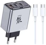 ZTE Incarcator retea ZTE nubia 3 Porturi 80W Fast Charge Cablu de Date Inclus 100W Compatibil Telefon Laptop Type-C (PA0214E)