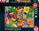 Schmidt Spiele Puzzle Schmidt din 1000 piese - Micul pui de tigru (58889) Puzzle