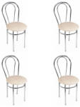  Nizza étkezőszék króm + sonoma 4 db