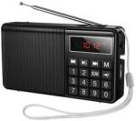 HOCO HI50 bluetooth hordozható hangszóró v5.3, AUX, FEKETE (HI50)