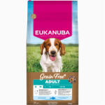 EUKANUBA 2x12kg Eukanuba Grain Free Adult Small & Medium tengeri hal száraz kutyatáp