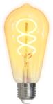 DELTACO SMART HOME SH-LFE27ST64S izzó LED, E27, volfrám, spirál, WIFI, 5.5W, fehér, szabályozható (SH-LFE27ST64S) - patronbolt