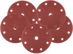 NEO TOOLS Шлифовъчни дискове 150 mm, P240, 5 бр. , с 9 отвора за 04-721 08-996 (08-996)