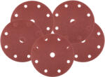 NEO TOOLS Шлифовъчни дискове 150 mm, P120, 5 бр. , с 9 отвора за 04-721 08-994 (08-994)