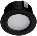 Kanlux 23524 IMBER LED NW B kerek kültéri mennyezeti süllyesztett lámpatest fekete színben, 30lm, 1W teljesítmény, 30000h élettartammal, IP65 védettséggel, 4000K, 12V DC (Kanlux 23524) (23524)