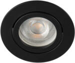 Kanlux 22436 DALLA DTO-B fekete, kerek állítható SPOT lámpa, fényforrás és foglalat nélkül, IP20-as védettséggel (Kanlux 22436) (22436)