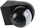 Kanlux 23459 ALER MINI-B kültéri oldalfali mozgásérzékelő, H140/V45° érzékelési szög, 3-2000 Lux beállítható megvilágítás, 10mp-15p beállítható időkésleltetés, IP44, fekete (Kanlux 23459) (23459)