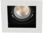Kanlux 38363 ARET DTL B/W fekete/fehér, szögletes állítható SPOT lámpa, fényforrás és foglalat nélkül, IP20-as védettséggel (Kanlux 38363) (38363)