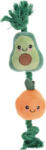FIT+FUN kutyajáték plüss&kötél 44cm