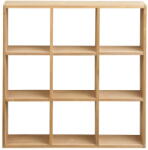 House Nordic Natúr színű többszintes borovi fenyő fali polc 46 cm Moss - House Nordic