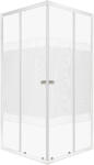 Kerra Xenia SQ 80 fehér szögletes zuhanykabin tálca nélkül (XENIA-SQ-WH-80-SOLO) - leziter