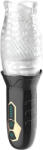 Funny Me Leopard Bellucci 360 - masturbator rotativ-vibrator (transparent-negru) (3464553493141)