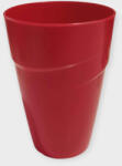  Műanyag fogmosópohár 2, 5dl - Piros