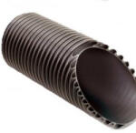 Dietzel Univolt FXKVR 160 25m/tekercs karmantyúval és kábelbehúzó szállal fekete polietilén kábelvédőcső