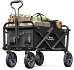 Toboli összecsukható kézikocsi teleszkópos fogantyúval fekete 63853