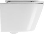 Laveo Nida Cycleon 2.0, fali WC-csésze duroplaszt ülőkével, Vortex öblítéssel, fényes fehér, LAV-VMN_609S (LAV-VMN_609S)