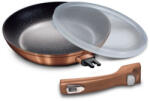 Berlinger Haus Metallic Rosegold Line serpenyő márvány bevonattal, levehető nyéllel, 24 cm (BH-1948)