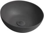 SAPHO Sapho, FORMIGO beton munkalap mosogató, átmérő 39 cm, antracit, FG316 (FG316)