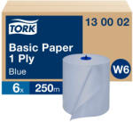 Tork általános tekercses kéztörlő papír, W6 1 rétegű, kék, 250m SCA130008 (SCA130008)