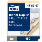 Tork Dinner éttermi szalvéta Advanced csontszín 2 rétegű, 39x39 SCA478747 (SCA478747)