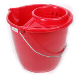  Felmosó vödör műanyag csavarókosárral piros (EHVODORCSP)