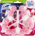 Domestos Power5 Pink Magnolia kosaras wc tisztító rúd 3x55g (EWCRUDPINK3x55)