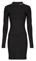 Calvin Klein Rövid ruhák LOGO ELASTIC MILANODRESS Fekete EU S
